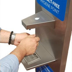 Hand disinfectant unit