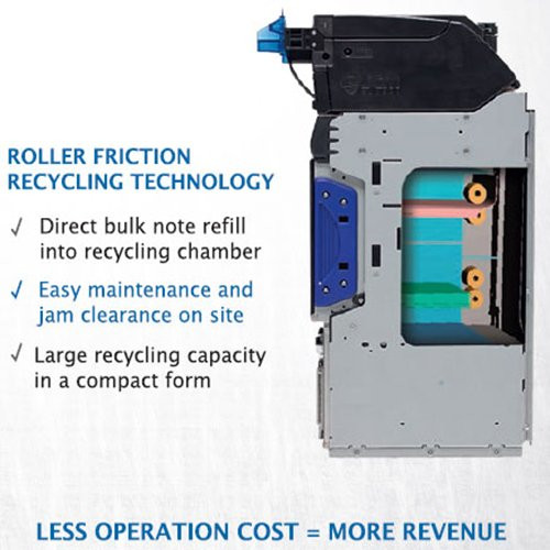 JCM I-PRO-RC visszaadós bankjegy elfogadó LARGE cashbox 1000 pcs