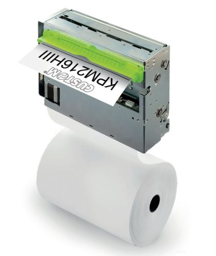 Printer CUSTOM KPM216HIII, A4 Document thermal printer+CUTTER PRESENTER, RETRACT. USB/RS232/ETH