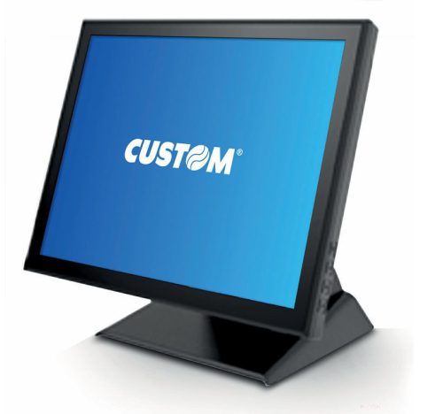 CUSTOM MONITOR 15"magas fényerejő 1000nits  asztali érintőképernyős POS kijlező