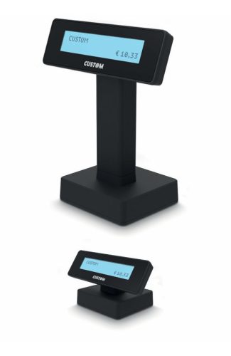 QD2 MONO DISPLAY  CUSTOMER DISPLAY QD2 SINGLE BLACK