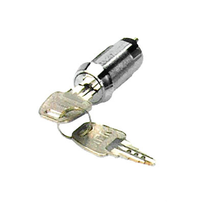 Switch lock with spring and flatkey