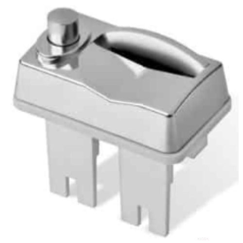 Plastic upright coin slot