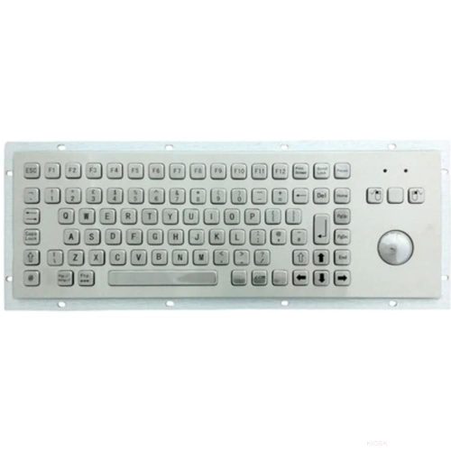 Metal keyboard, vandalproof