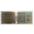 Metal Keyboard with trackball, vandal proof