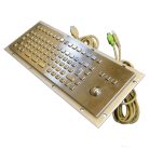 Metal Keyboard with trackball, vandal proof