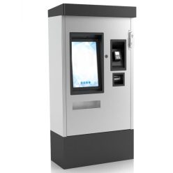   Ticket vending machine, payment terminal outdoor, 21" display