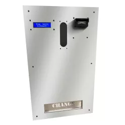   NP Pénzváltó automata. Kültéri 2 hopperes kivitel, INOX előlap és OPCIÓS bővítési lehetőségek