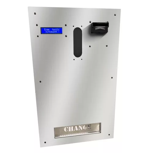 NP Pénzváltó automata. Kültéri 2 hopperes kivitel, INOX előlap és OPCIÓS bővítési lehetőségek