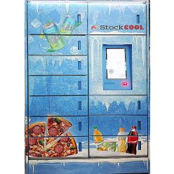   Temperature controlled self service locker with variable modules