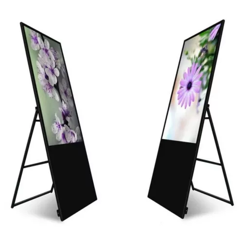 43" hordozható, 300nits hordozható reklámkijelző. Android 12, 4GB RAM+ 64GB ROM,