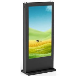   75" Magas fényerejű LCD digital signage kijelző, reklám célokra, érintőszenzorral. 2000nits. IP65