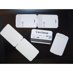   ZEAG ORIAN ISO Paer card. 211GSM, Black arrow. 2 ticket per fold, 3000pcs/box fanfold