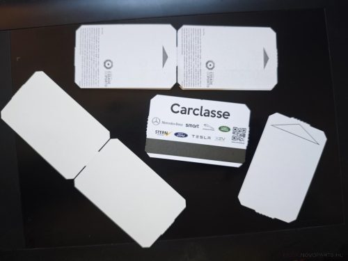 ZEAG ORIAN ISO Paer card. 211GSM, Black arrow. 2 ticket per fold, 3000pcs/box fanfold