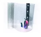Átlátszó LED film kijelző, ragasztható, hajlékony, UV álló. P4-P20 pixel méret 2000-4000nits fényerő