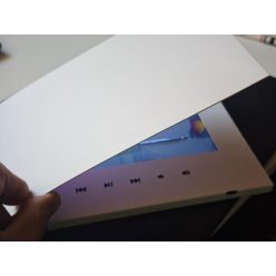   A5 Size printable video greeting card with 7" diplay. USB C port